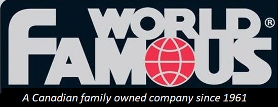 World Famous outdoor camping supplier logo