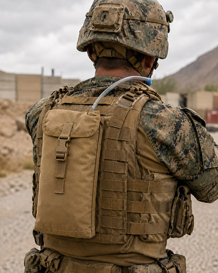 Military style hydration pack for hiking tactical and outdoor use